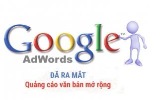 Google Adwords ra mắt quảng cáo văn bản mở rộng giúp tối ưu hiệu quả quảng cáo.